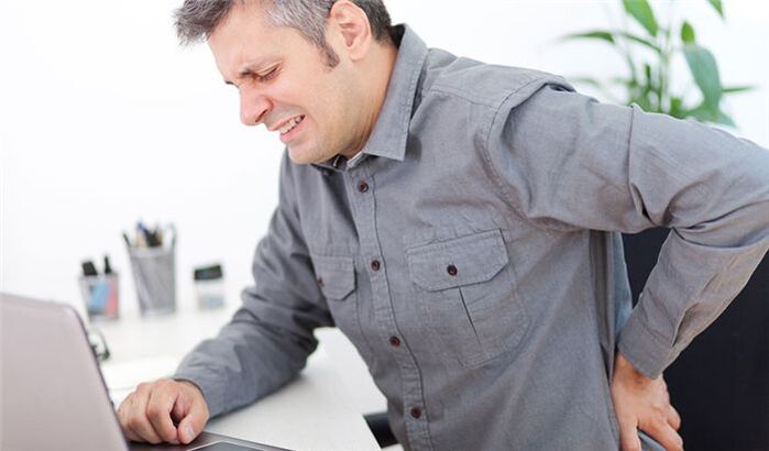 sakit sa likod nga adunay osteochondrosis